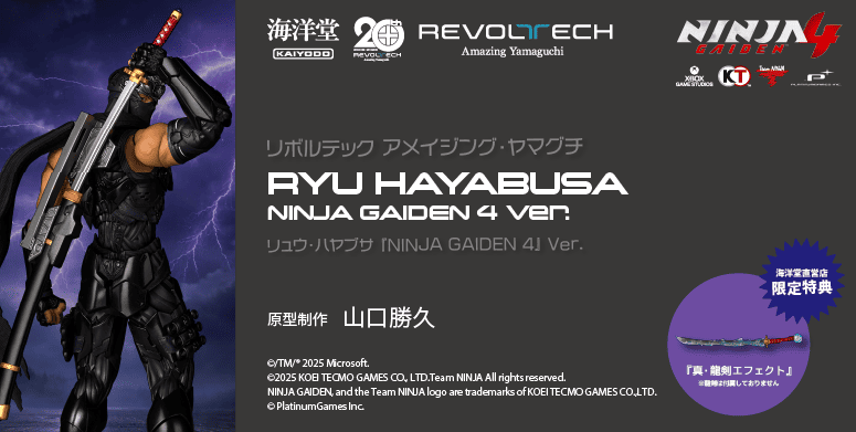 リュウ・ハヤブサ 『NINJA GAIDEN 4』 Ver.