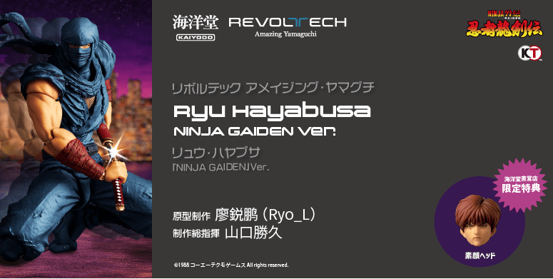 リュウ・ハヤブサ『NINJA GAIDEN』Ver.